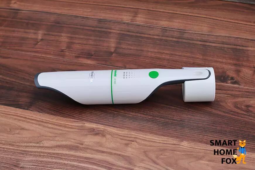 The Vorwerk VC100 is a handheld vacuum cleaner.